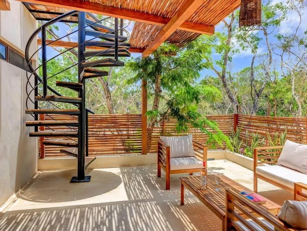 Selva Norte - Villa - 3 Bdr - Roof & Jacuzzi 图卢姆