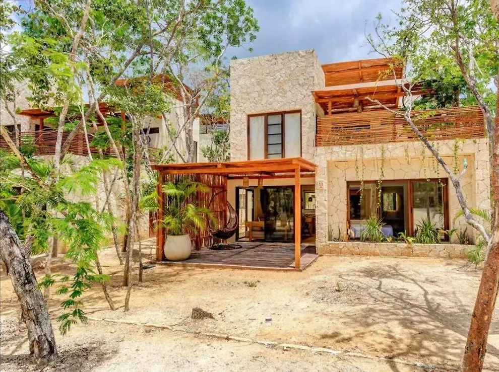 Selva Norte - Villa - 3 Bdr - Roof & Jacuzzi 图卢姆
